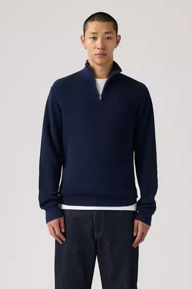 HM Quarter Zip Blu