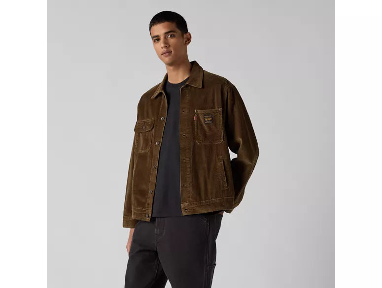 Corduroy Sunrise Trucker Jacket