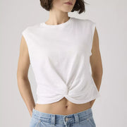 T-shirt annodata bianca