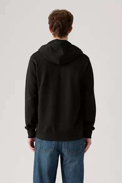 New Original Zip Up Hoodie nero