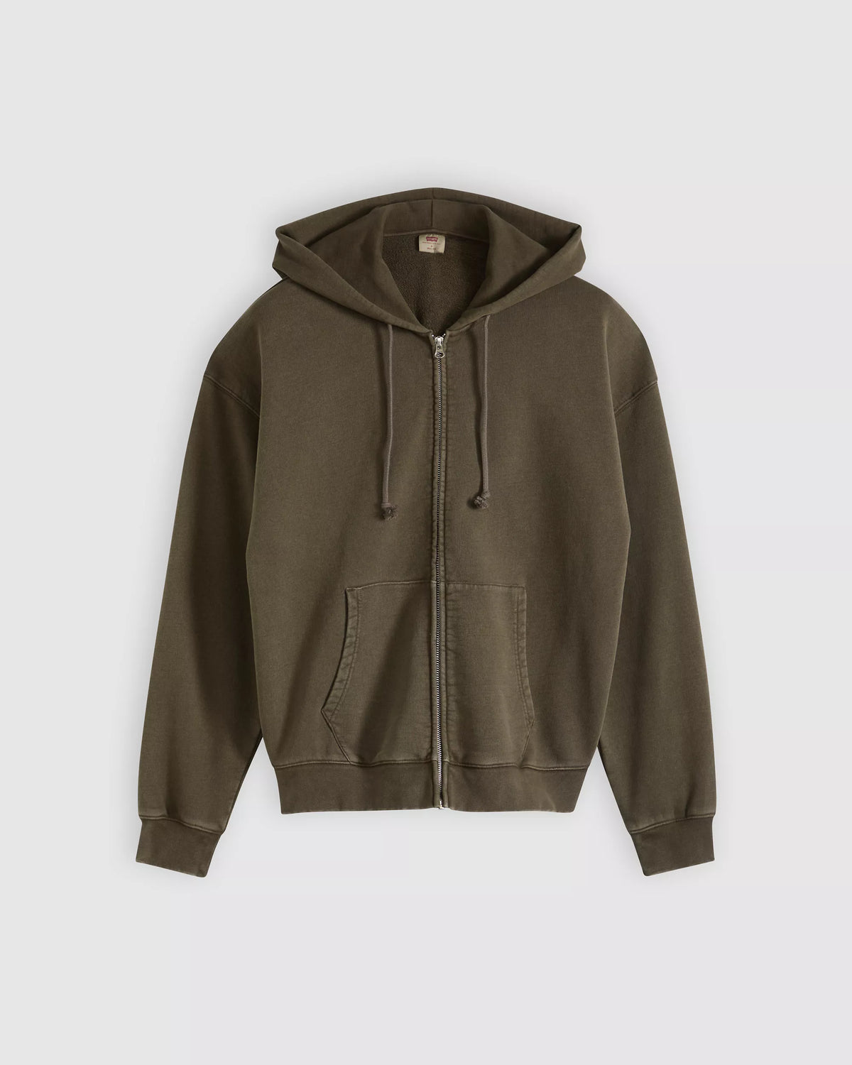 Felpa zip boxy fit