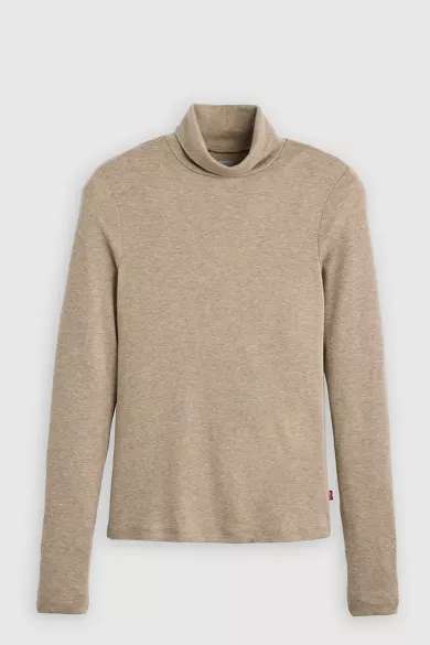Mia Long-Sleeve Layering Turtleneck